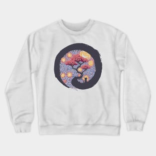 Sumie Starry Night Cat by Tobe Fonseca Crewneck Sweatshirt